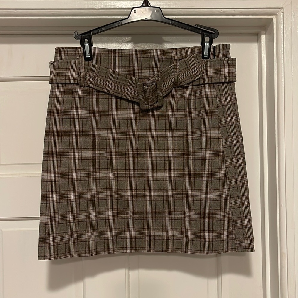 Plaid skirt